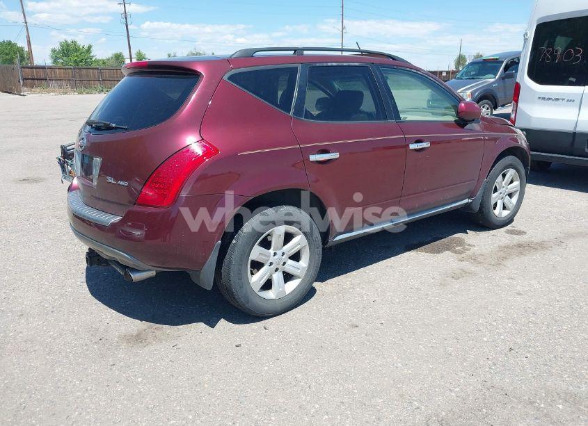 Photo 4 of 2006 Nissan Murano SL (VIN JN8AZ08W66W506669)