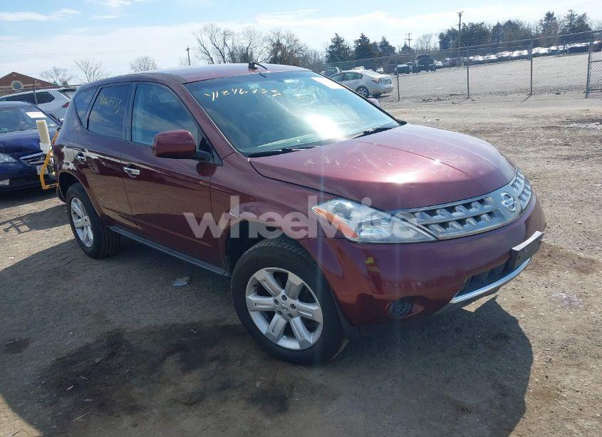 2006 Nissan Murano S (VIN JN8AZ08W66W519356) main photo