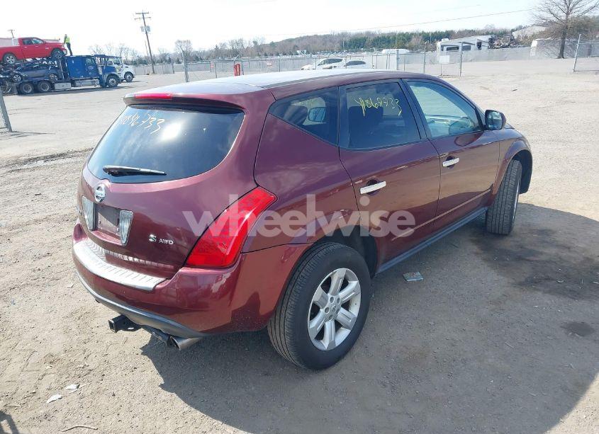 Photo 4 of 2006 Nissan Murano S (VIN JN8AZ08W66W519356)