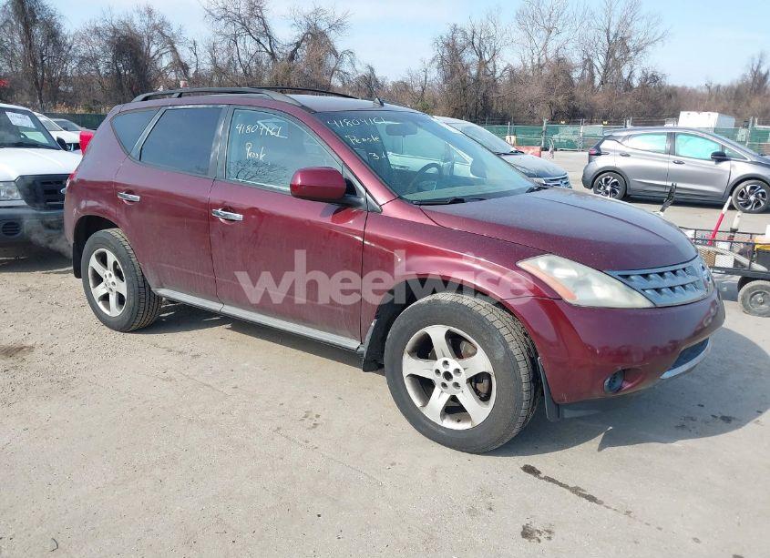 2007 Nissan Murano S (VIN JN8AZ08W67W600245) main photo