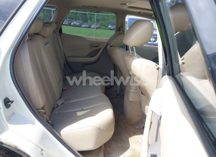 Photo 8 of 2007 Nissan Murano SL (VIN JN8AZ08W67W614419)