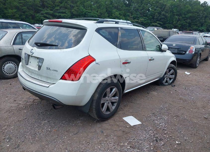 Photo 4 of 2007 Nissan Murano SL (VIN JN8AZ08W67W630135)