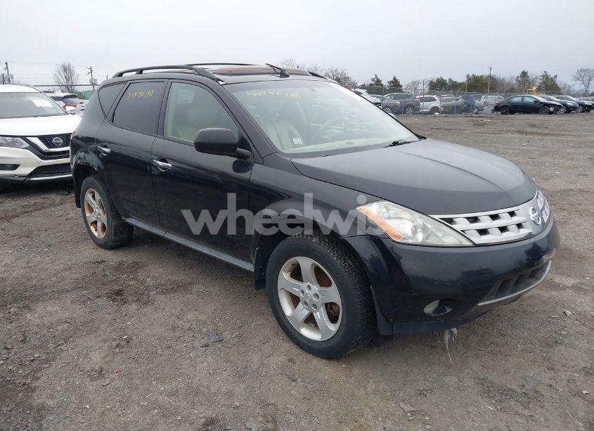 2005 Nissan Murano SL (VIN JN8AZ08W75W427381) main photo