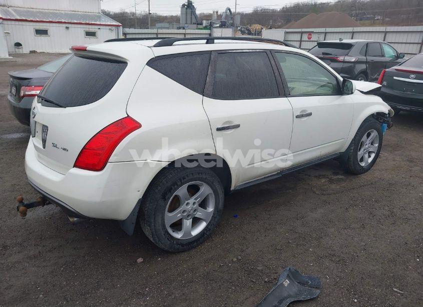 Photo 4 of 2005 Nissan Murano SL (VIN JN8AZ08W75W439711)