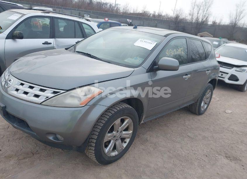 2005 Nissan Murano SL (VIN JN8AZ08W85W407768) main photo