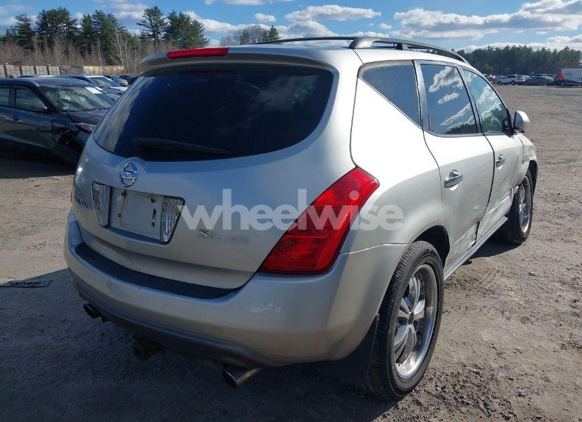 Photo 4 of 2005 Nissan Murano SL (VIN JN8AZ08W95W403373)