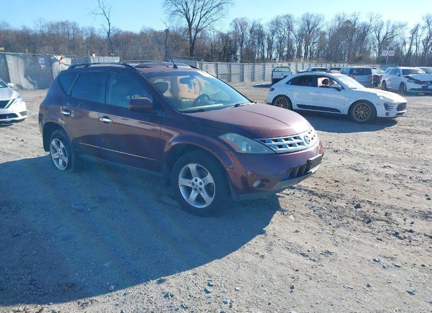 2005 Nissan Murano SL (VIN JN8AZ08W95W404667) main photo