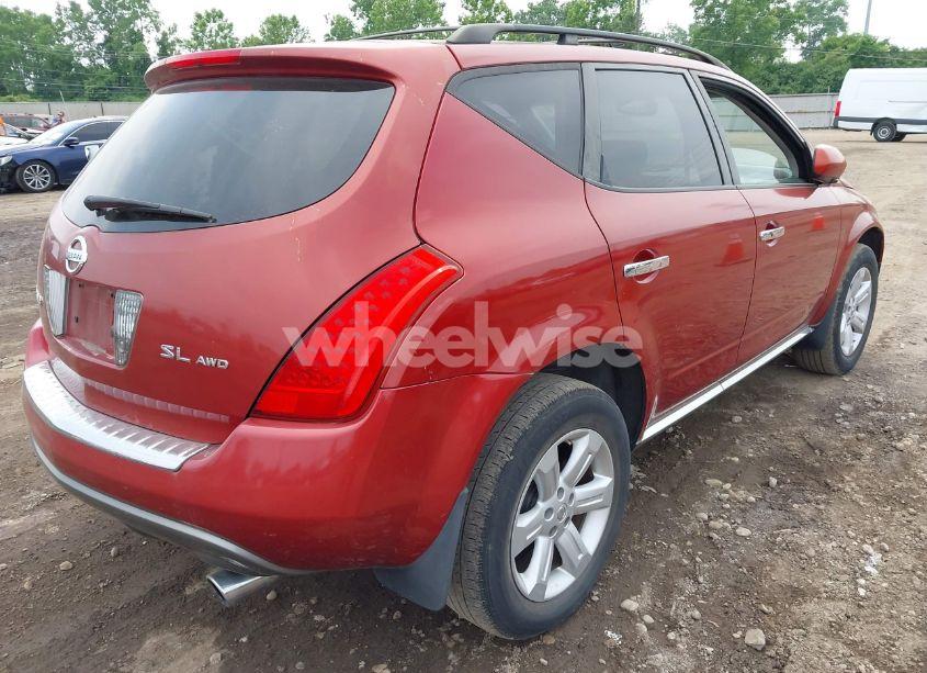 Photo 4 of 2007 Nissan Murano SL (VIN JN8AZ08W97W646555)