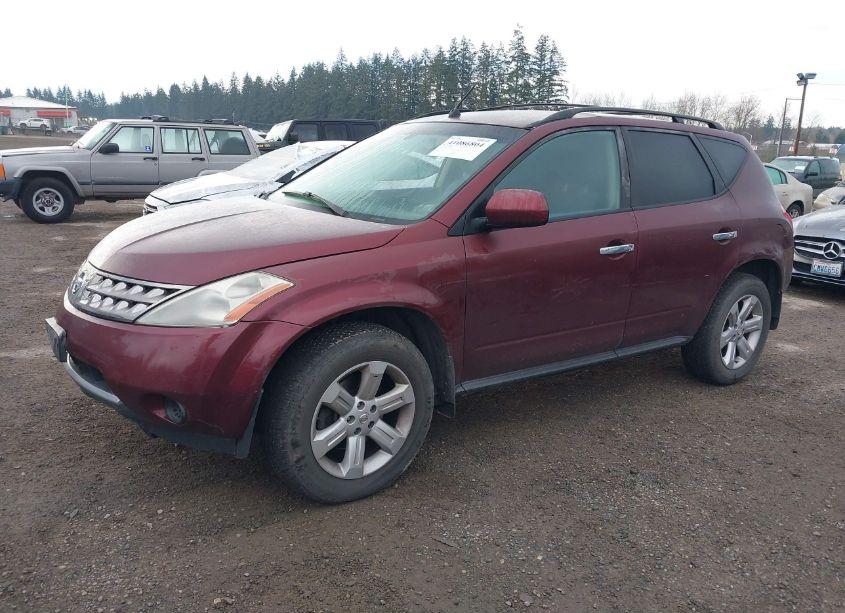 2007 Nissan Murano S (VIN JN8AZ08W97W659502) main photo