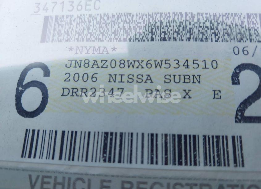 Photo 13 of 2006 Nissan Murano S (VIN JN8AZ08WX6W534510)