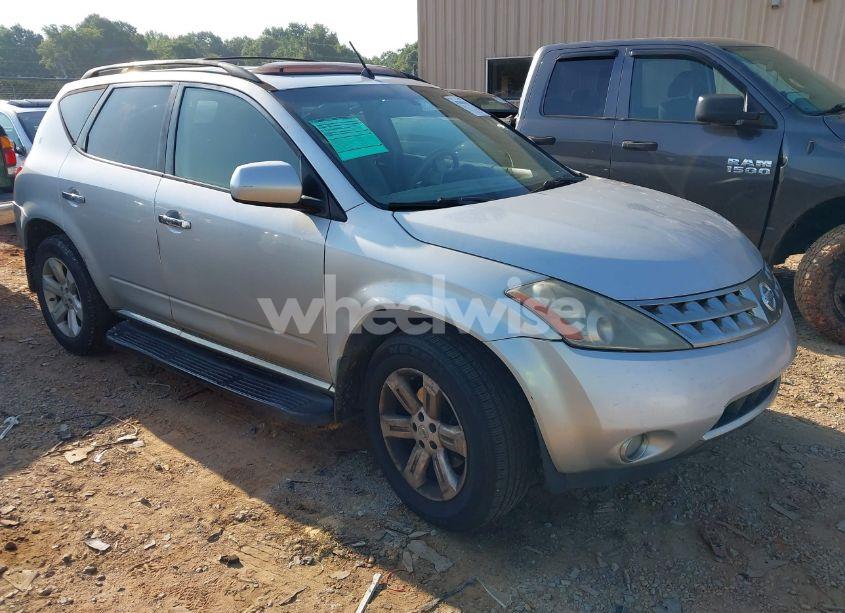 2007 Nissan Murano SL (VIN JN8AZ08WX7W622538) main photo