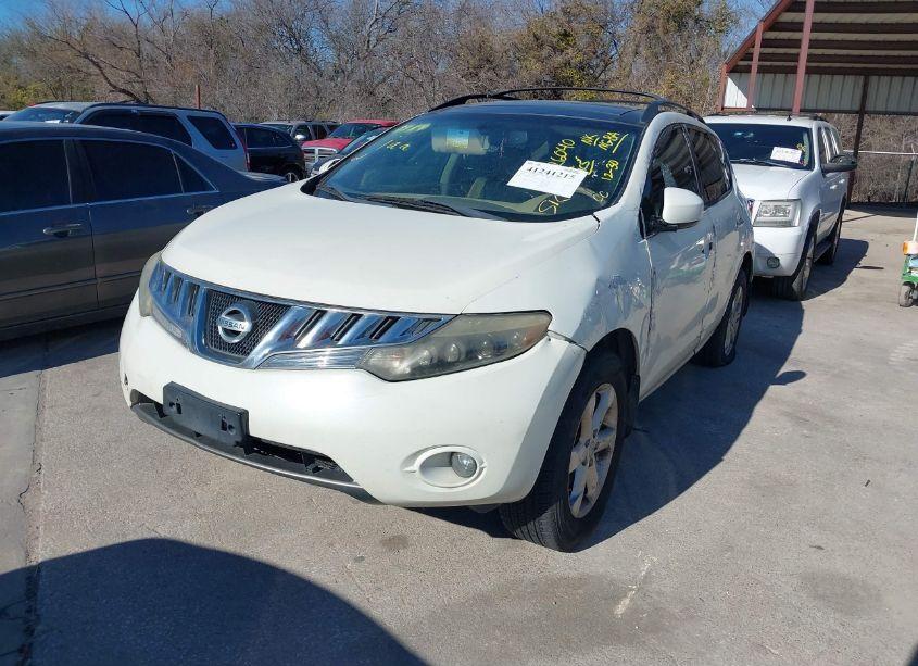 2009 Nissan Murano SL (VIN JN8AZ18U09W026040) main photo