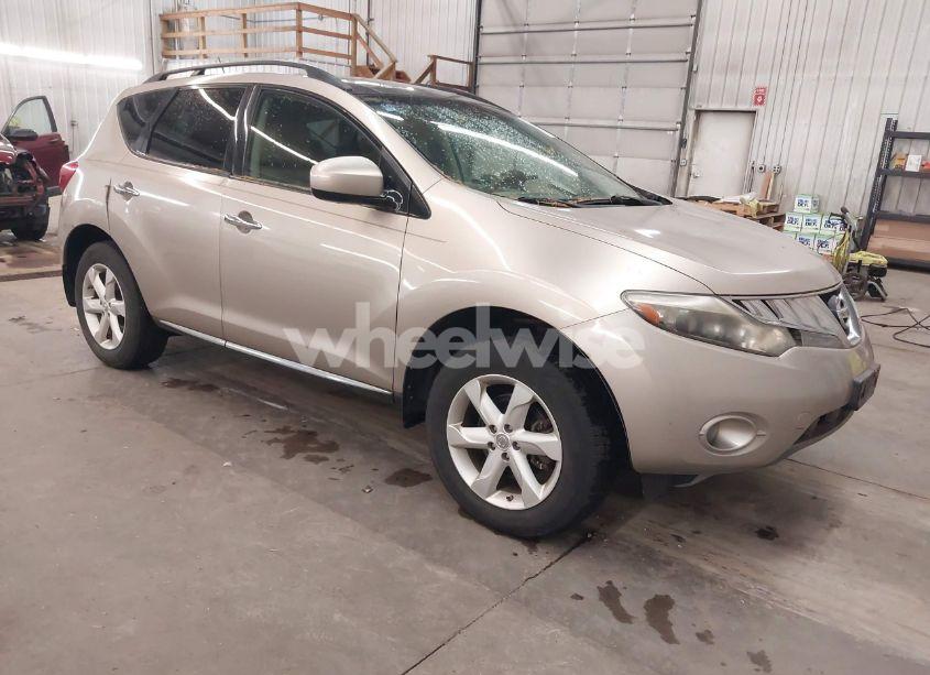 2009 Nissan Murano SL (VIN JN8AZ18U09W026569) main photo