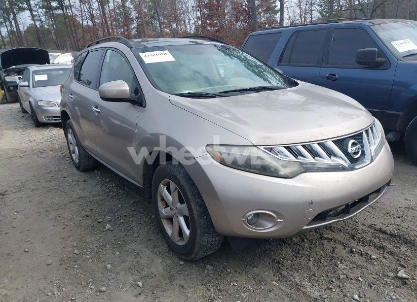 2009 Nissan Murano SL (VIN JN8AZ18U09W027690) main photo