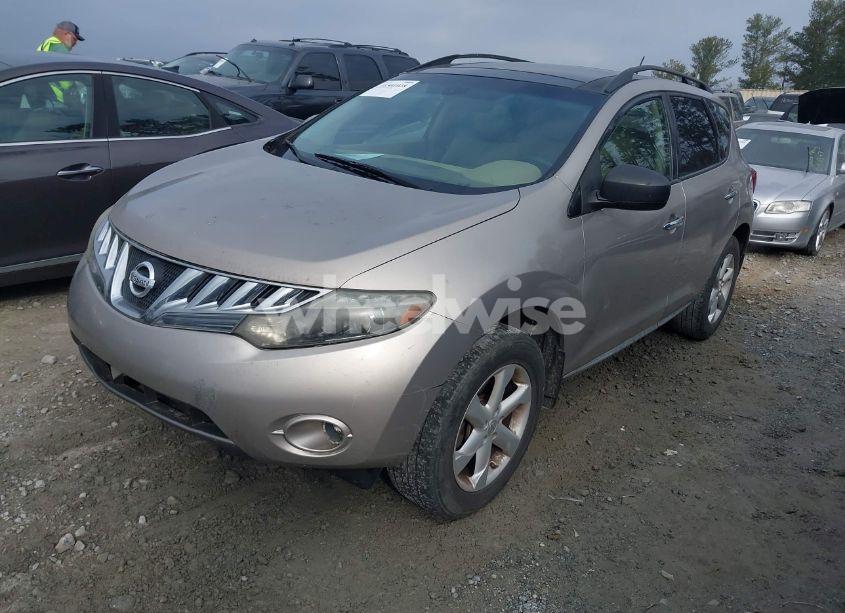 Photo 2 of 2009 Nissan Murano SL (VIN JN8AZ18U09W027690)