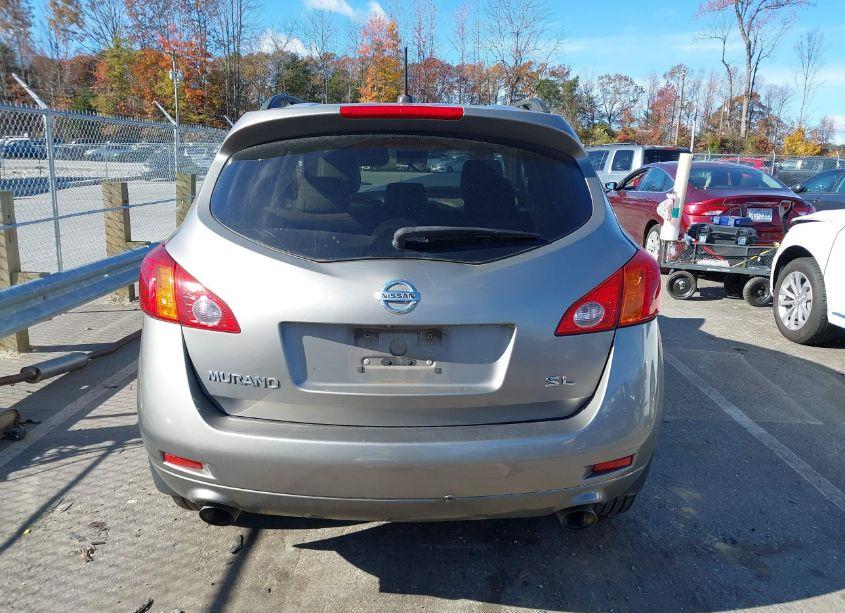 Photo 9 of 2009 Nissan Murano SL (VIN JN8AZ18U09W029052)