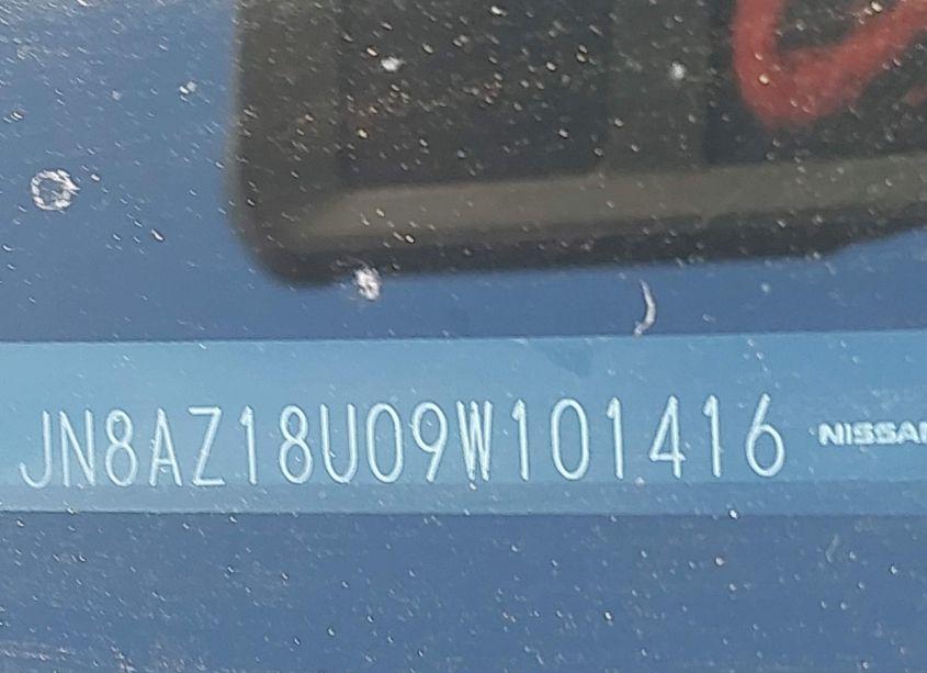 Photo 9 of 2009 Nissan Murano SL (VIN JN8AZ18U09W101416)