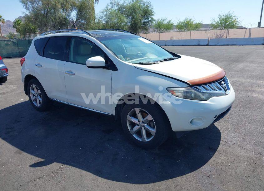 2009 Nissan Murano SL (VIN JN8AZ18U09W104137) main photo