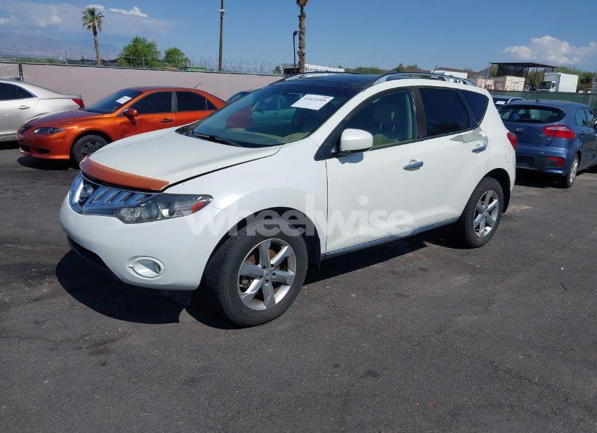 Photo 2 of 2009 Nissan Murano SL (VIN JN8AZ18U09W104137)
