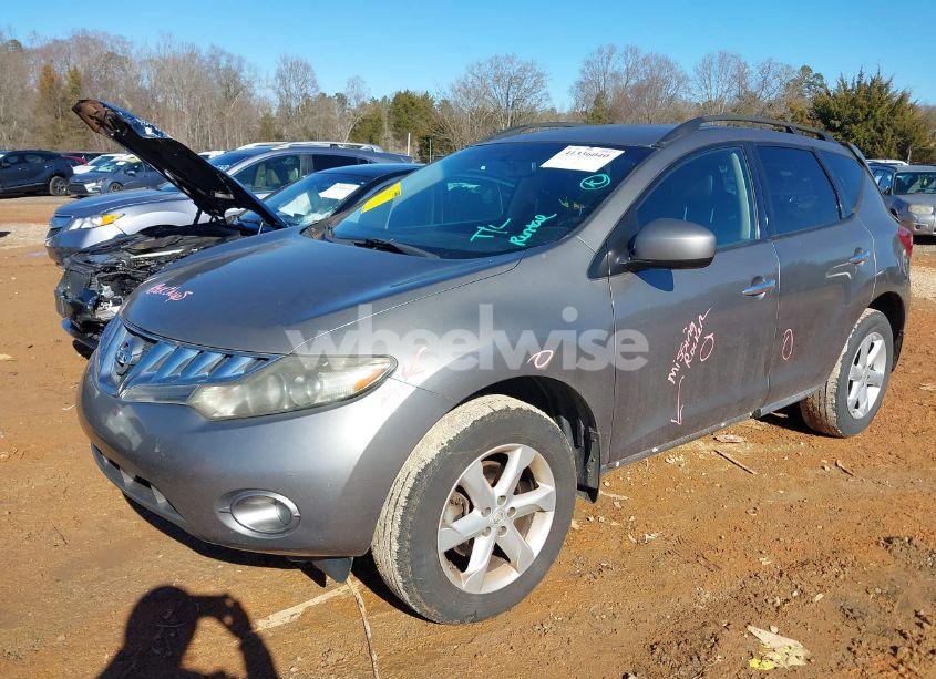 Photo 2 of 2009 Nissan Murano SL (VIN JN8AZ18U19W000160)