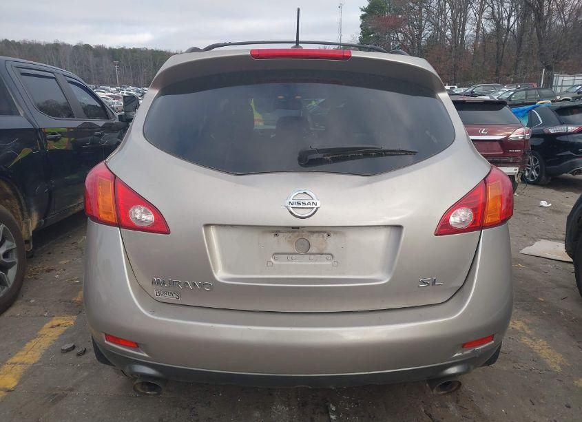 Photo 11 of 2009 Nissan Murano SL (VIN JN8AZ18U19W008856)