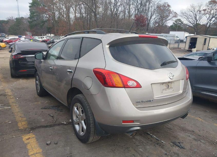 Photo 2 of 2009 Nissan Murano SL (VIN JN8AZ18U19W008856)