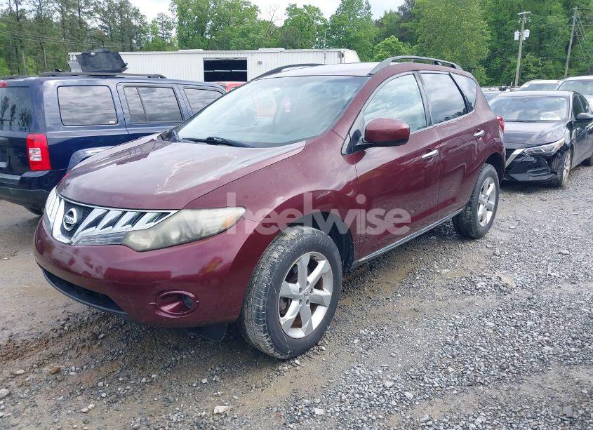 Photo 2 of 2009 Nissan Murano S (VIN JN8AZ18U19W019789)