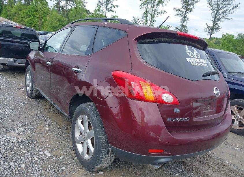 Photo 3 of 2009 Nissan Murano S (VIN JN8AZ18U19W019789)