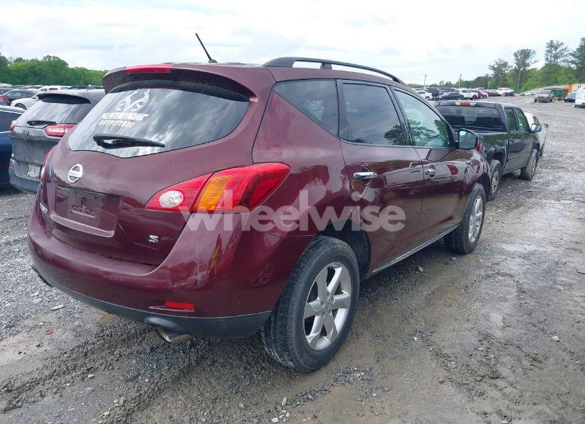 Photo 4 of 2009 Nissan Murano S (VIN JN8AZ18U19W019789)