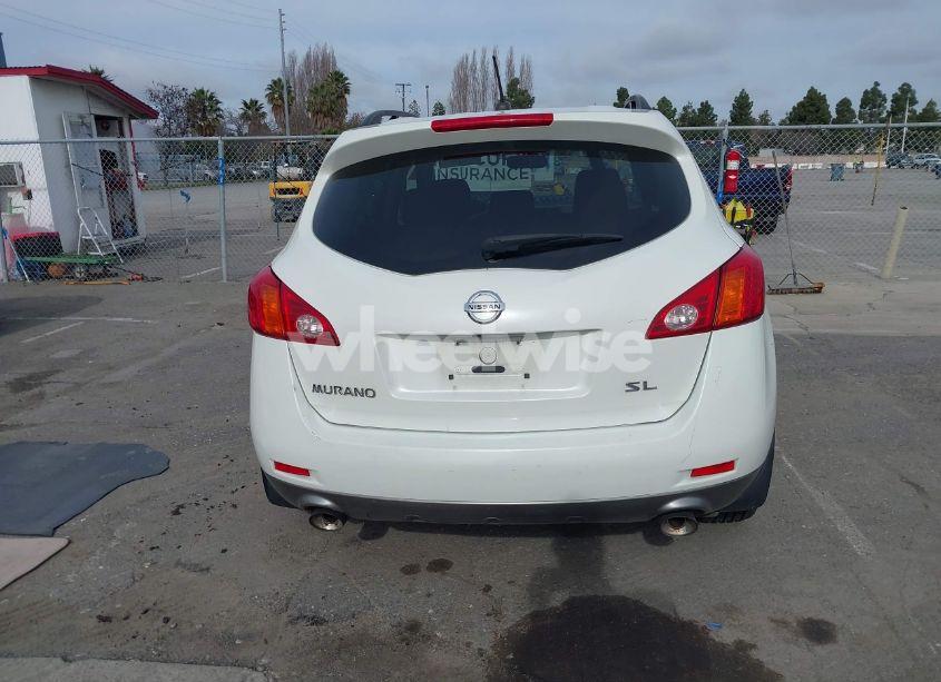 Photo 8 of 2009 Nissan Murano SL (VIN JN8AZ18U19W024555)