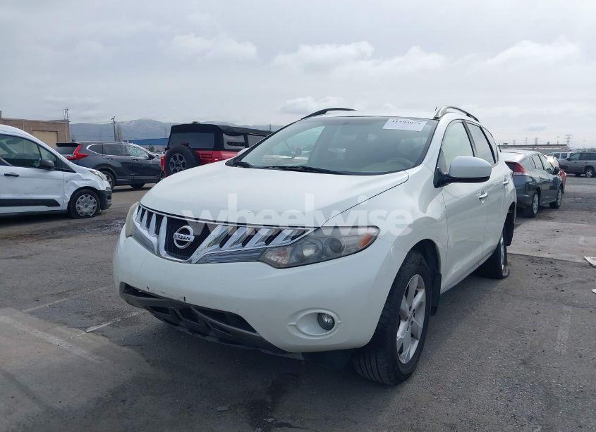 Photo 2 of 2009 Nissan Murano SL (VIN JN8AZ18U19W024555)