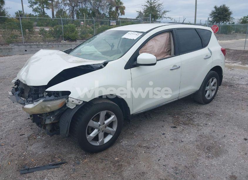 Photo 2 of 2009 Nissan Murano S (VIN JN8AZ18U29W010695)