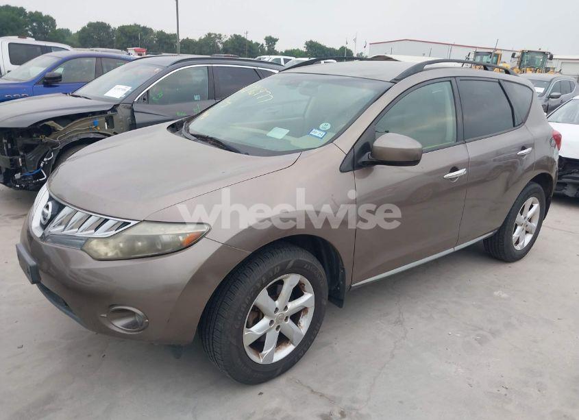 Photo 2 of 2009 Nissan Murano SL (VIN JN8AZ18U29W028355)