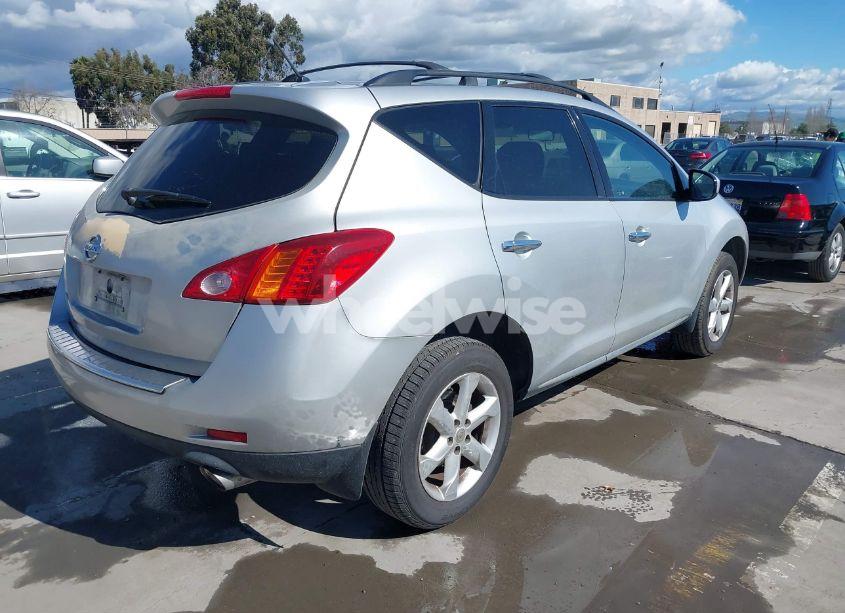 Photo 2 of 2009 Nissan Murano S (VIN JN8AZ18U29W030638)