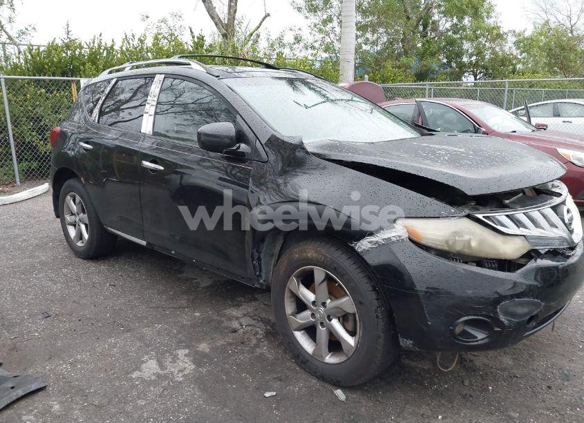 2009 Nissan Murano SL (VIN JN8AZ18U29W104625) main photo
