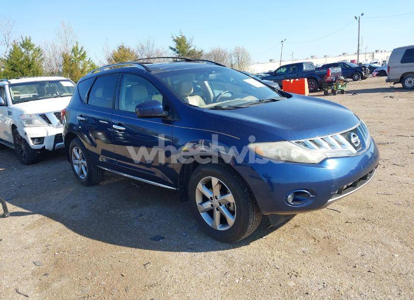 2009 Nissan Murano SL (VIN JN8AZ18U29W104768) main photo