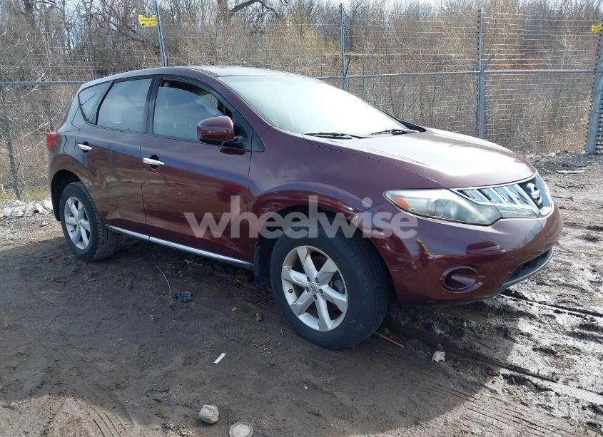 2009 Nissan Murano S (VIN JN8AZ18U39W010043) main photo