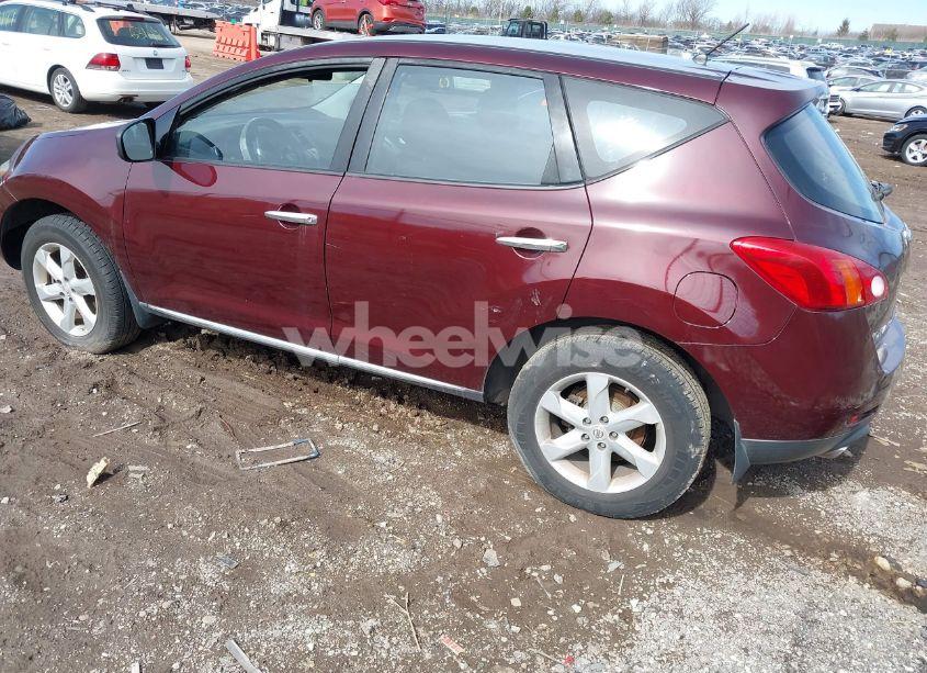 Photo 2 of 2009 Nissan Murano S (VIN JN8AZ18U39W010043)