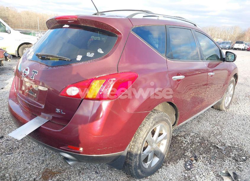Photo 2 of 2009 Nissan Murano SL (VIN JN8AZ18U39W107033)
