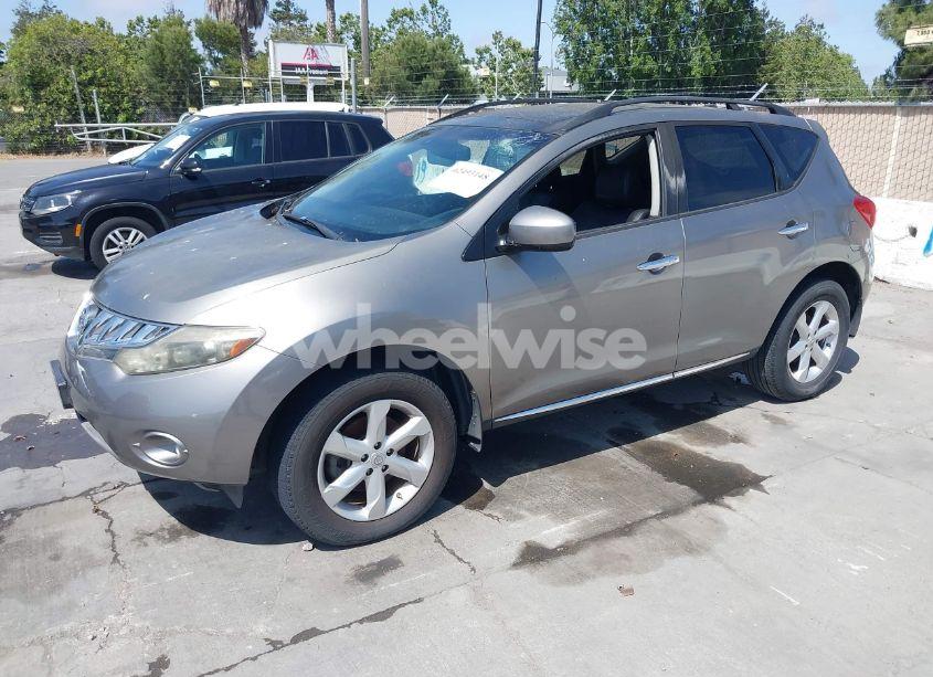 Photo 2 of 2009 Nissan Murano SL (VIN JN8AZ18U49W003389)