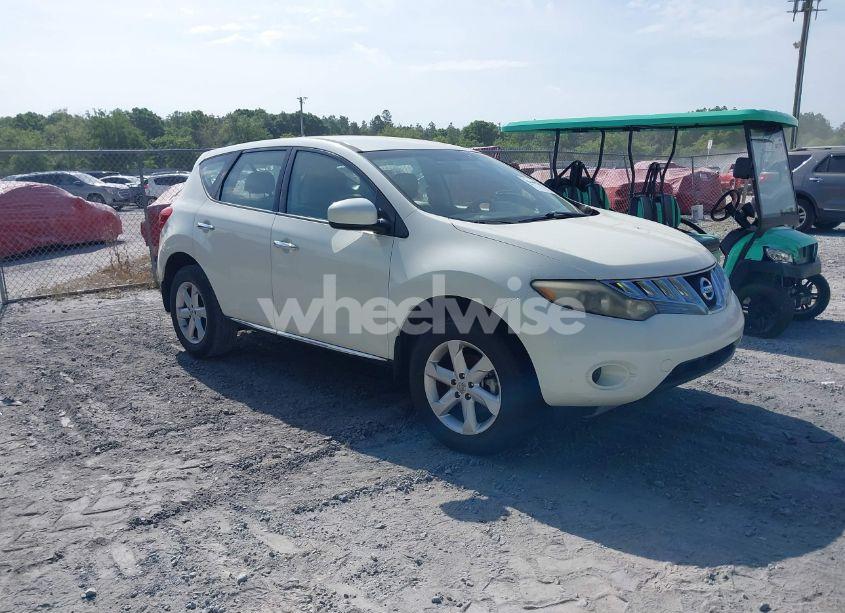 2009 Nissan Murano S (VIN JN8AZ18U49W015459) main photo