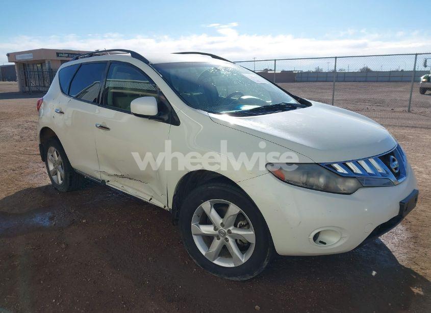 2009 Nissan Murano S (VIN JN8AZ18U49W102066) main photo