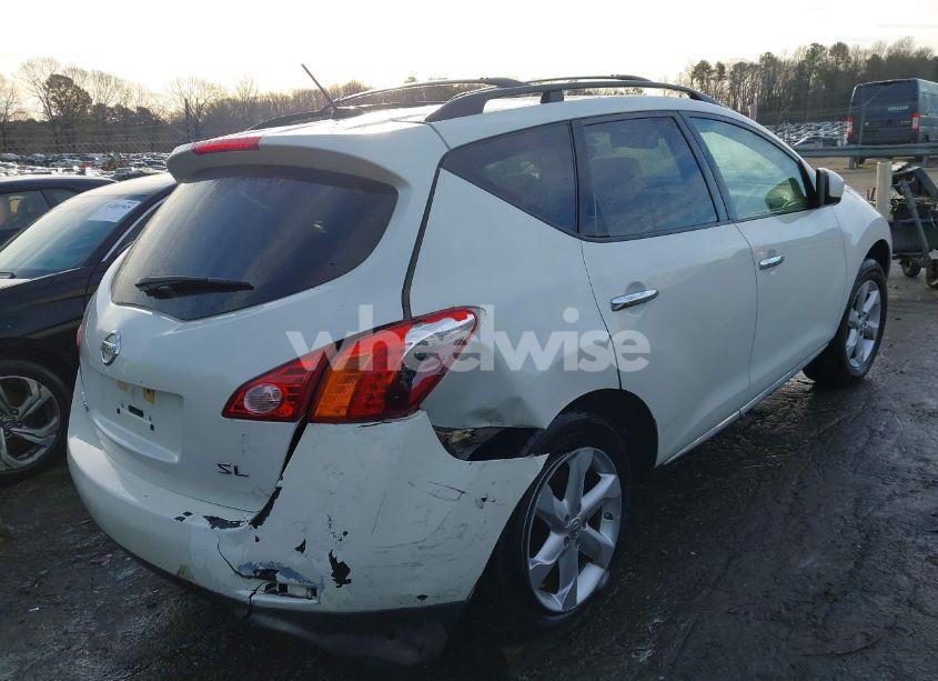 Photo 2 of 2009 Nissan Murano SL (VIN JN8AZ18U49W106814)