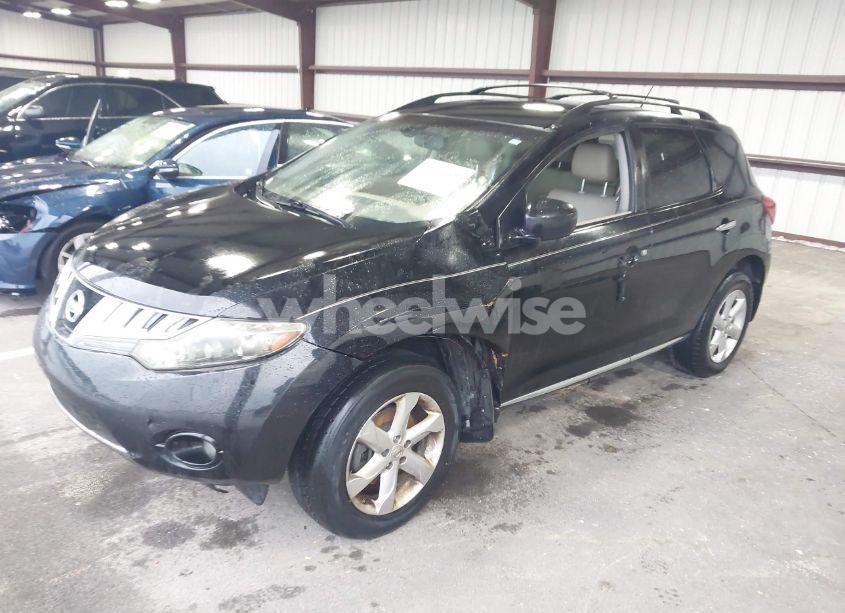 Photo 2 of 2009 Nissan Murano SL (VIN JN8AZ18U59W001568)