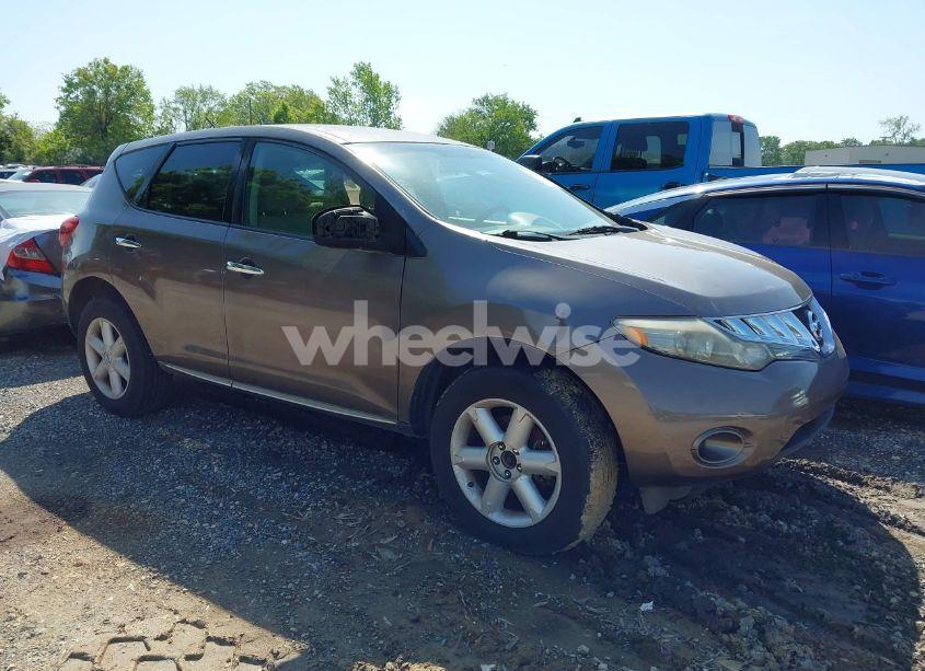 2009 Nissan Murano S (VIN JN8AZ18U79W101591) main photo
