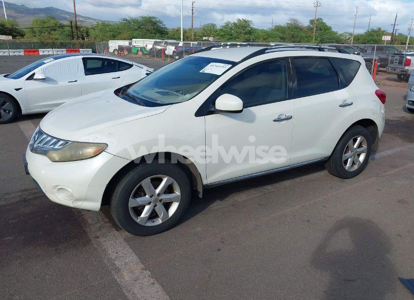 Photo 2 of 2009 Nissan Murano S (VIN JN8AZ18U89W003380)