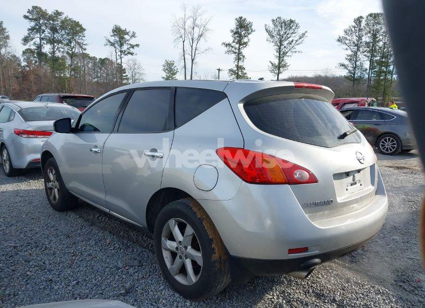 Photo 2 of 2009 Nissan Murano S (VIN JN8AZ18U99W104427)