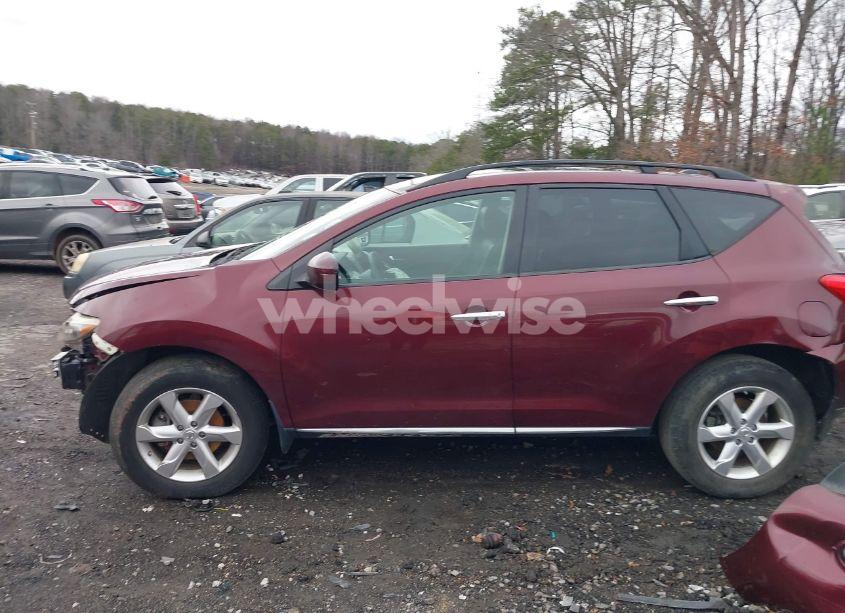 Photo 11 of 2009 Nissan Murano SL (VIN JN8AZ18UX9W008239)
