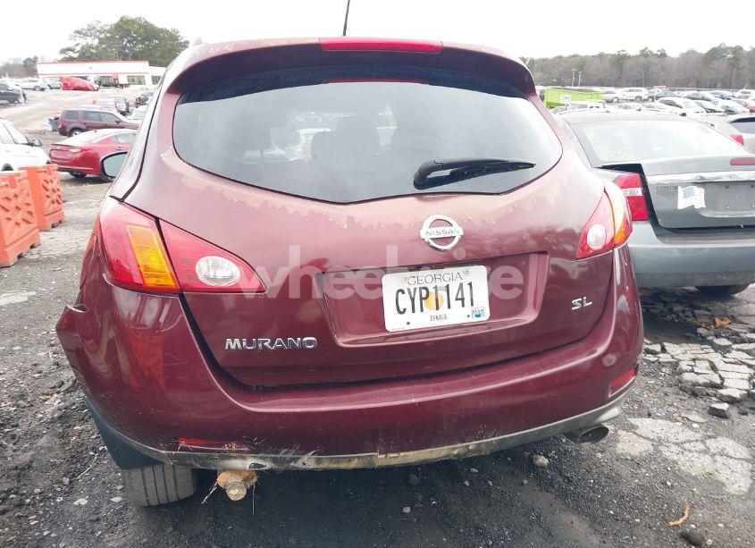 Photo 12 of 2009 Nissan Murano SL (VIN JN8AZ18UX9W008239)