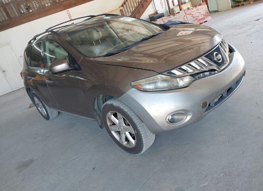 2009 Nissan Murano SL (VIN JN8AZ18UX9W014977) main photo